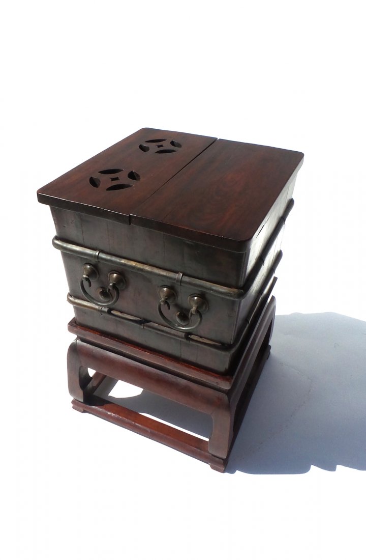 Early 20th C. Chinese Hongmu Ice Box (1 of 7)