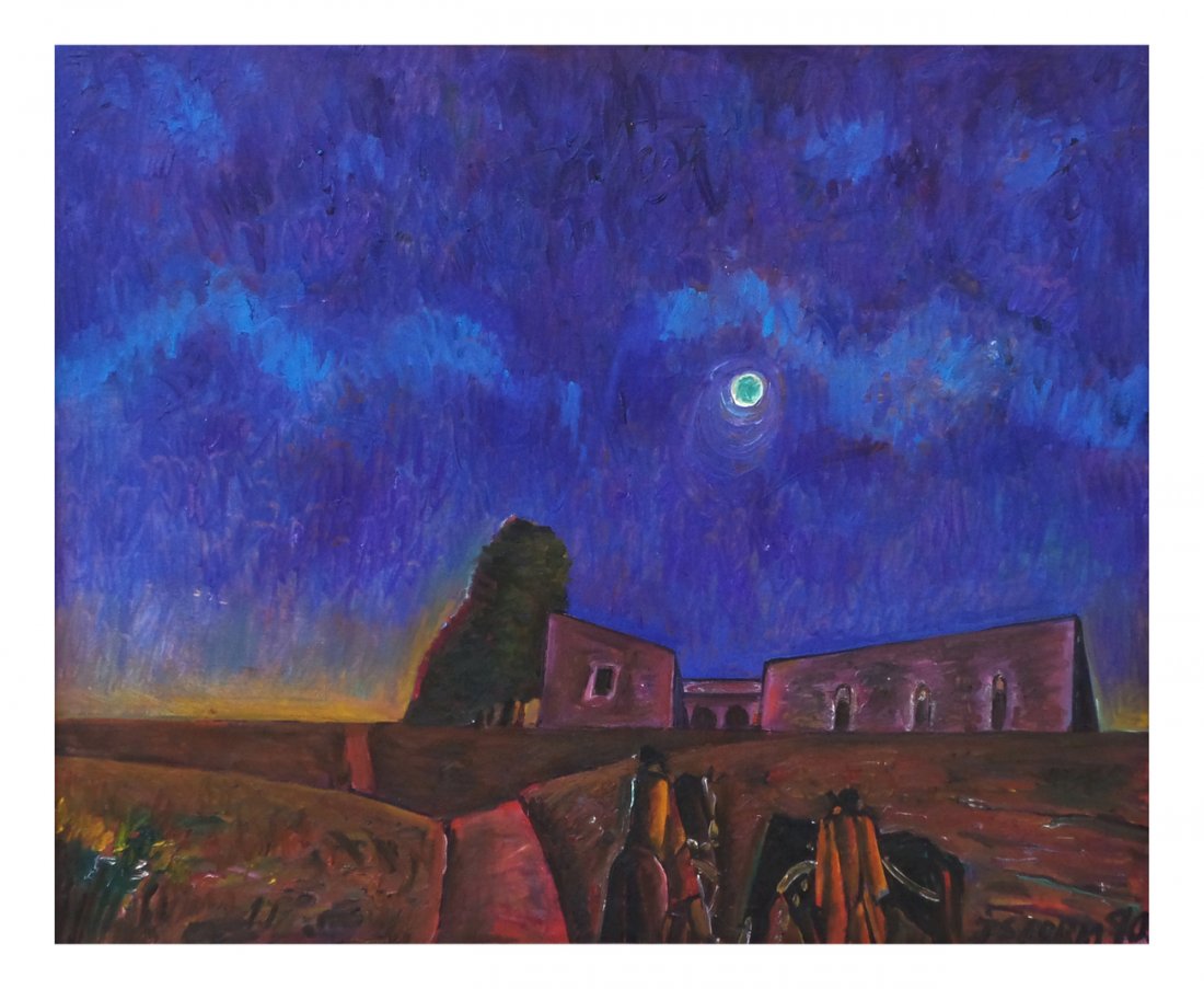 Juan Storm, Oil on Canvas - Village (1 of 5)