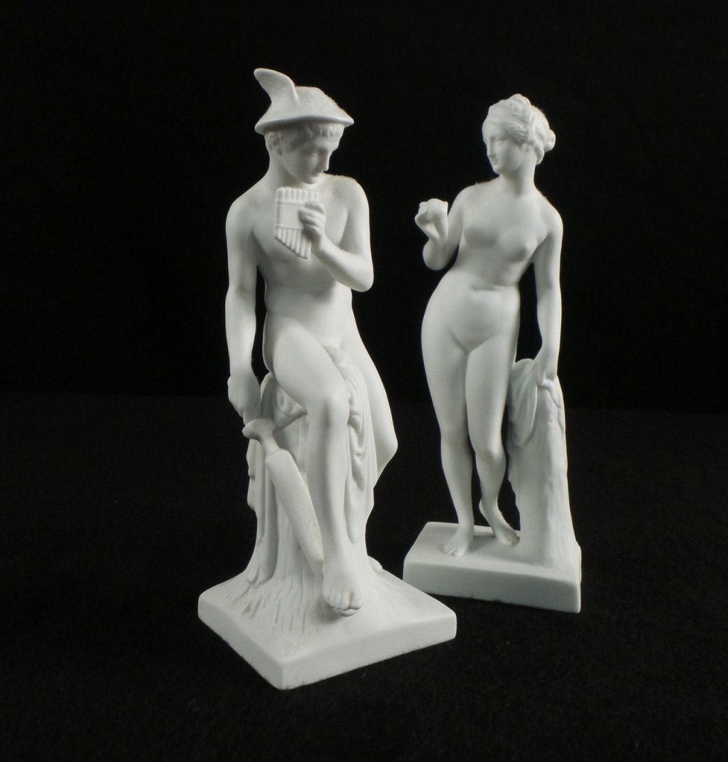 Pair of Danish Bisque Figures (1 of 7)