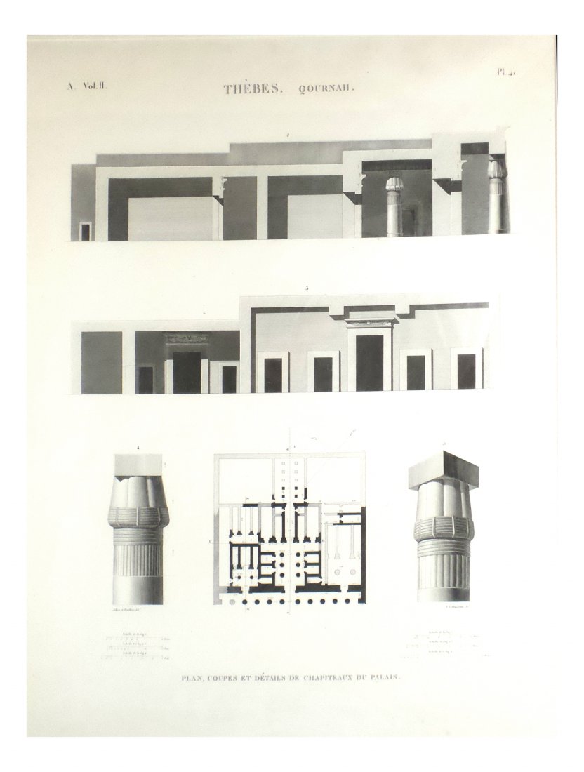 Architectural Print, "Thebes #41" (1 of 5)