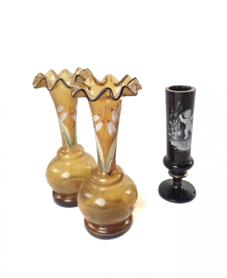 3 Hand-Painted 18th C. French Vases (1 of 7)