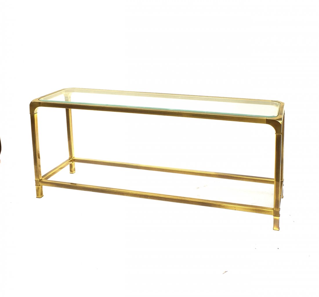 Modern Glass Top Console (1 of 8)