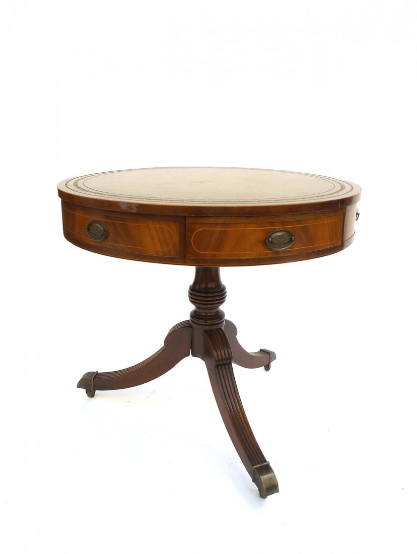 Sheraton Style Drum Table (1 of 7)