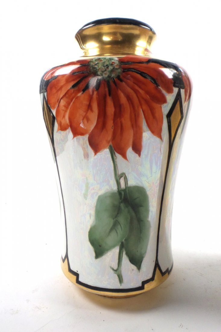 French Floral Decorated Vase (1 of 8)