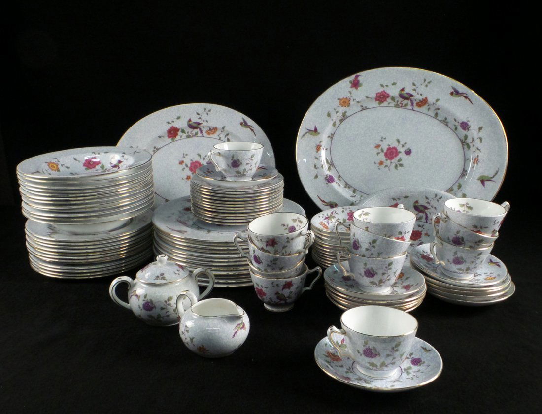 85 pc. Staffordshire Dinner Set (1 of 10)