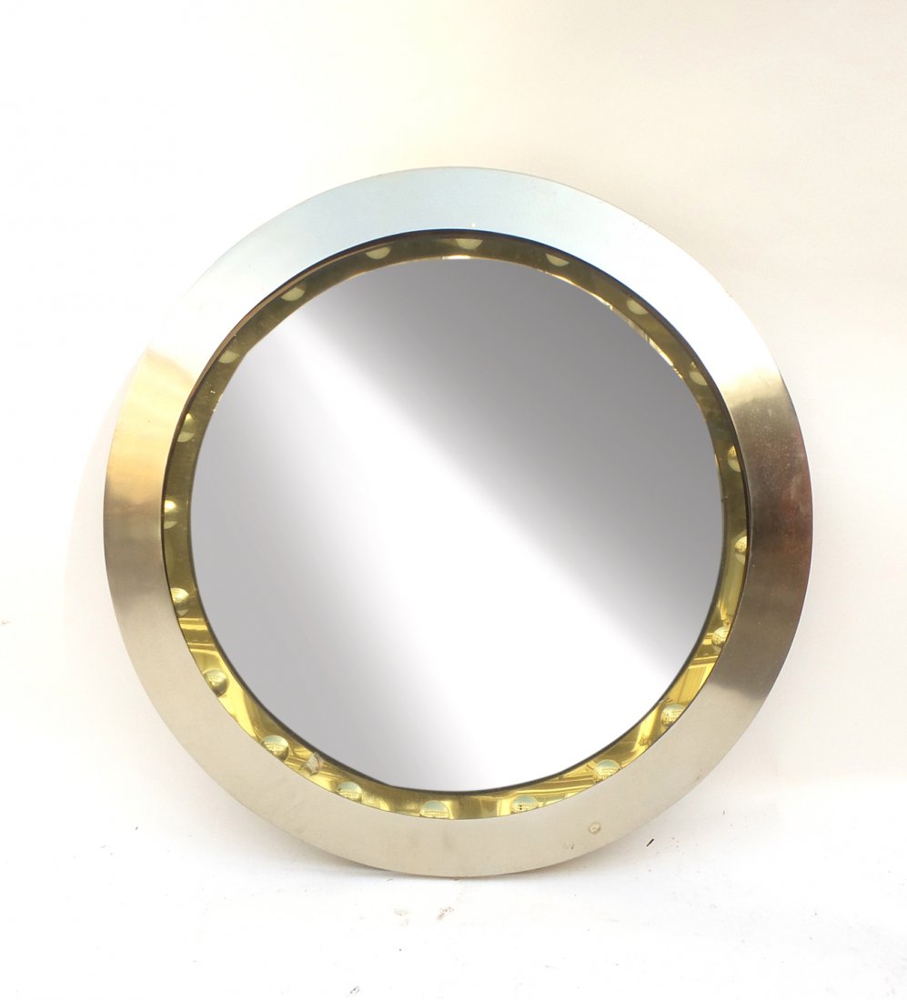 Mid-Century Modern Circular Mirror (1 of 7)