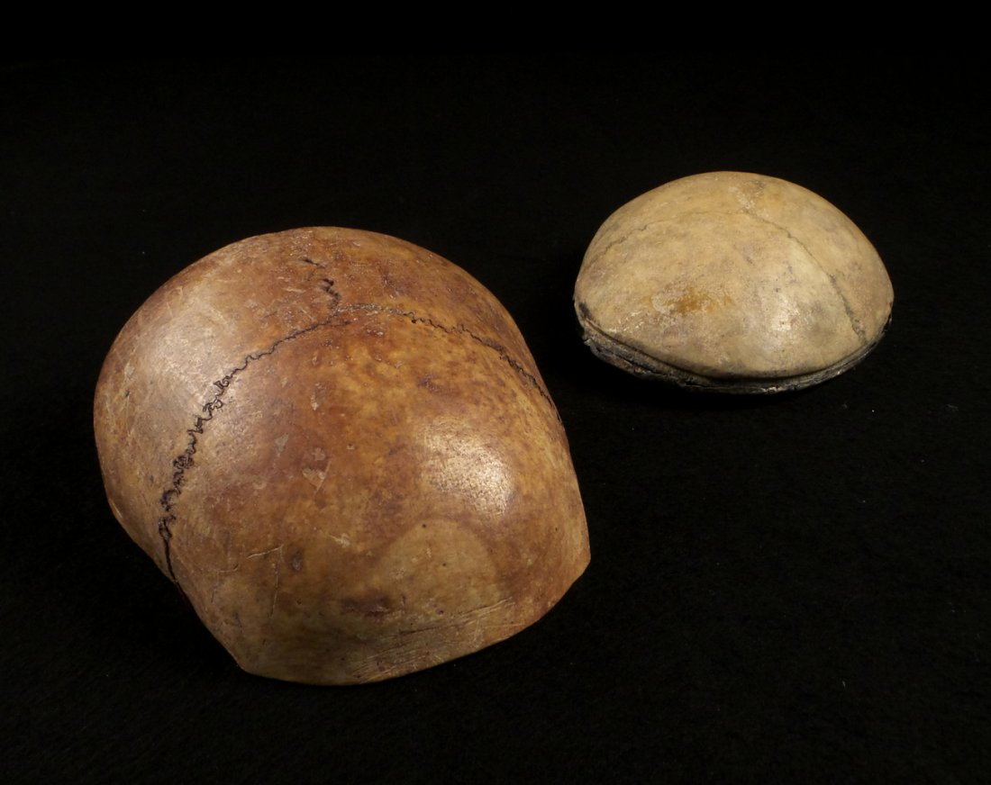 Two Tibetan Kapala Ritual Bowls (1 of 7)