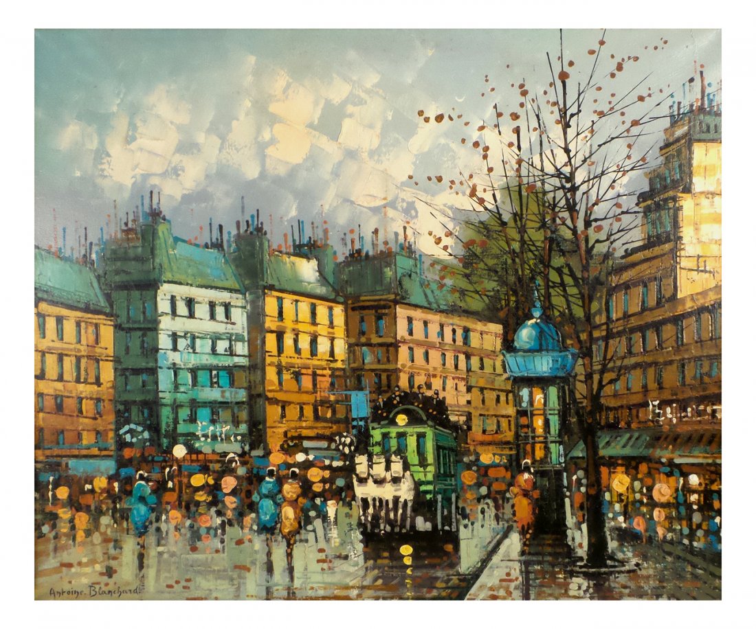 Antoine Blanchard, Oil on Canvas (1 of 5)