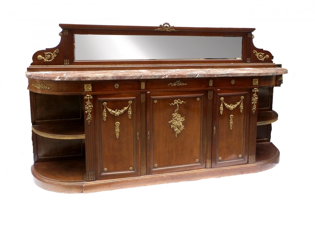 French Marble Top Sideboard (1 of 10)