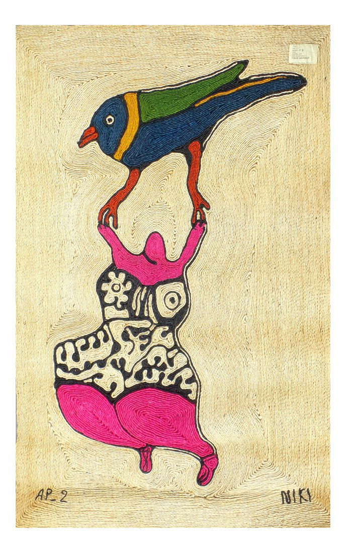 Niki San Phalle, Jute Wall Hanging (1 of 9)