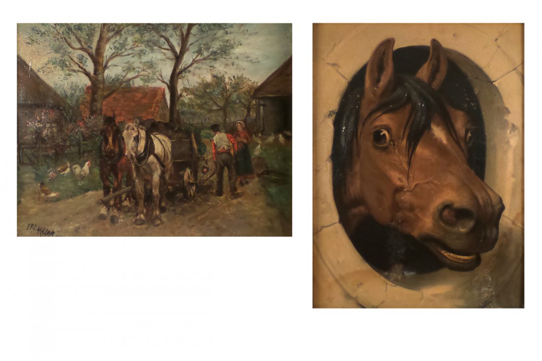 Two E.F.E. Miller Paintings (1 of 8)