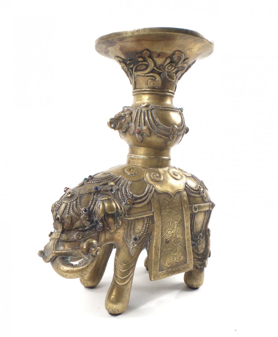 Antique Bronze Elephant Censer (1 of 9)