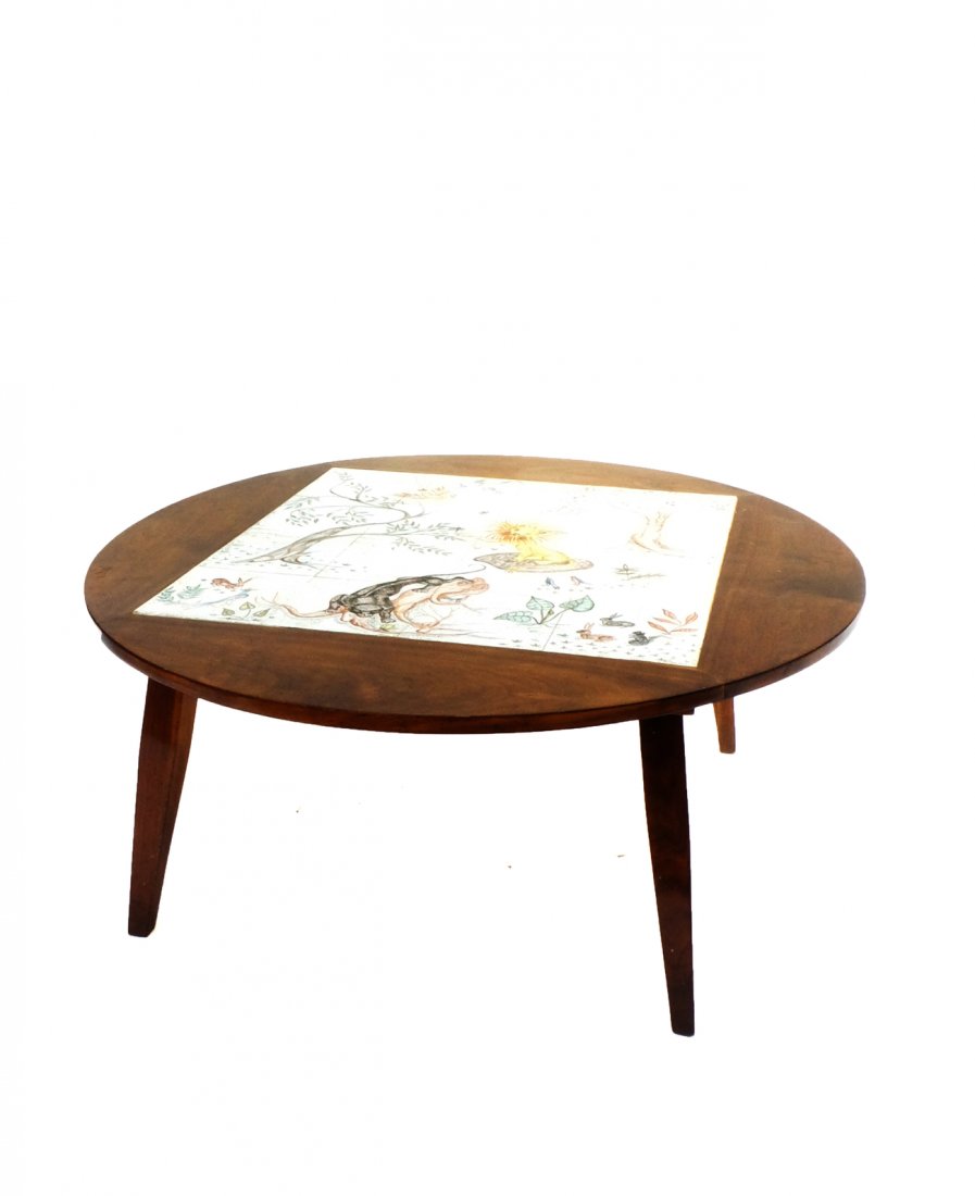 Modern Tile Inset Cocktail Table (1 of 10)