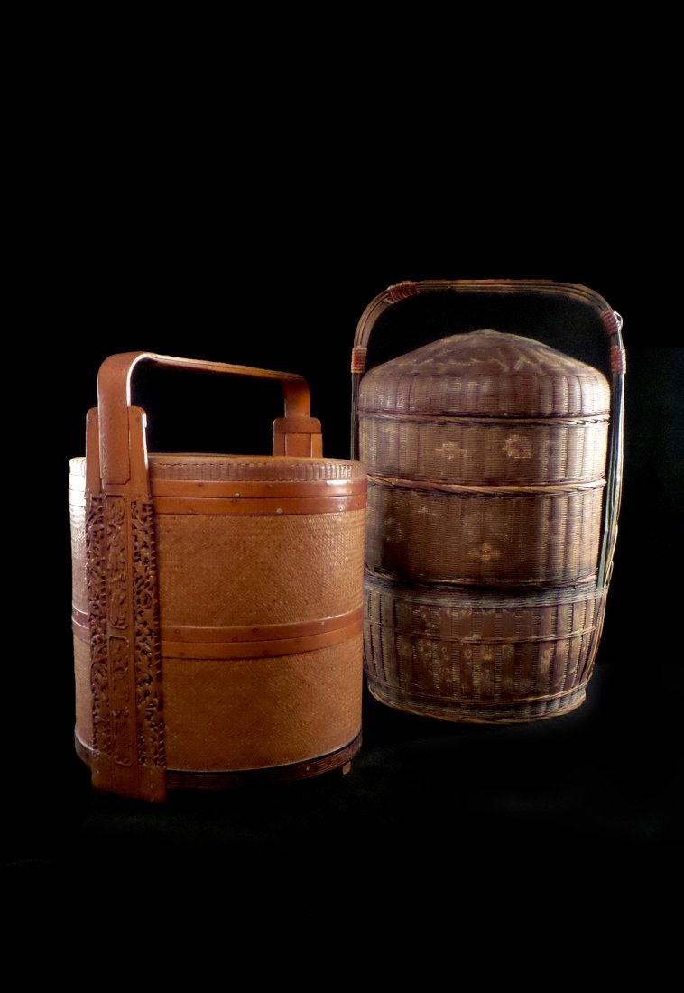 Two Covered Asian Baskets (1 of 10)