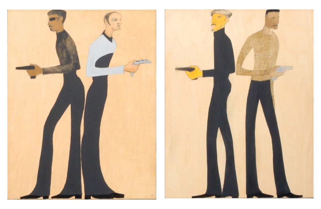 Tony Gray, Panther Series - Mixed Media (1 of 5)