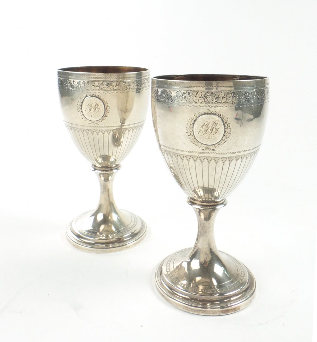 Two English Silver Goblets (1 of 6)