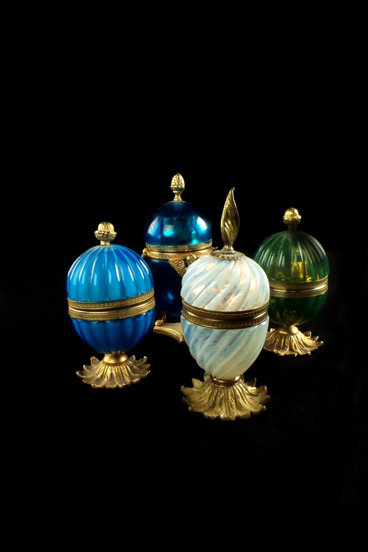 Four Glass Boxes with Lighters (1 of 4)