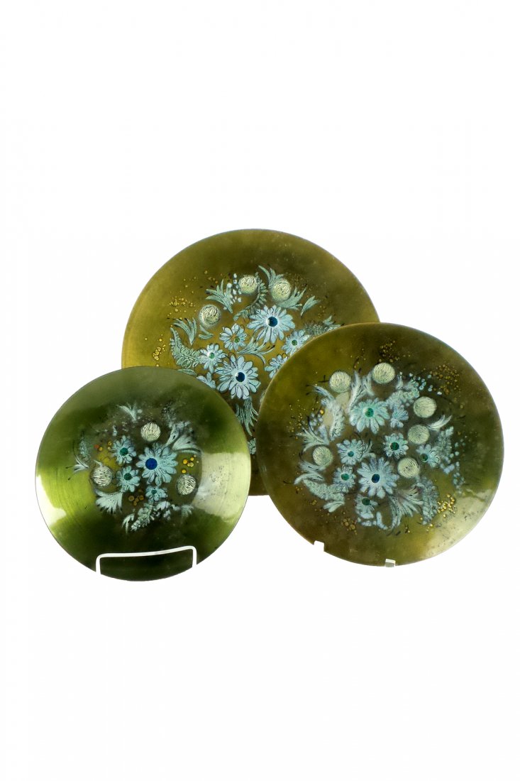 Sasha Brastoff, Three Enamel Chargers (1 of 5)