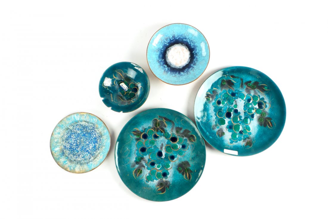 Sasha Brastoff, Five Enamel Trays (1 of 6)