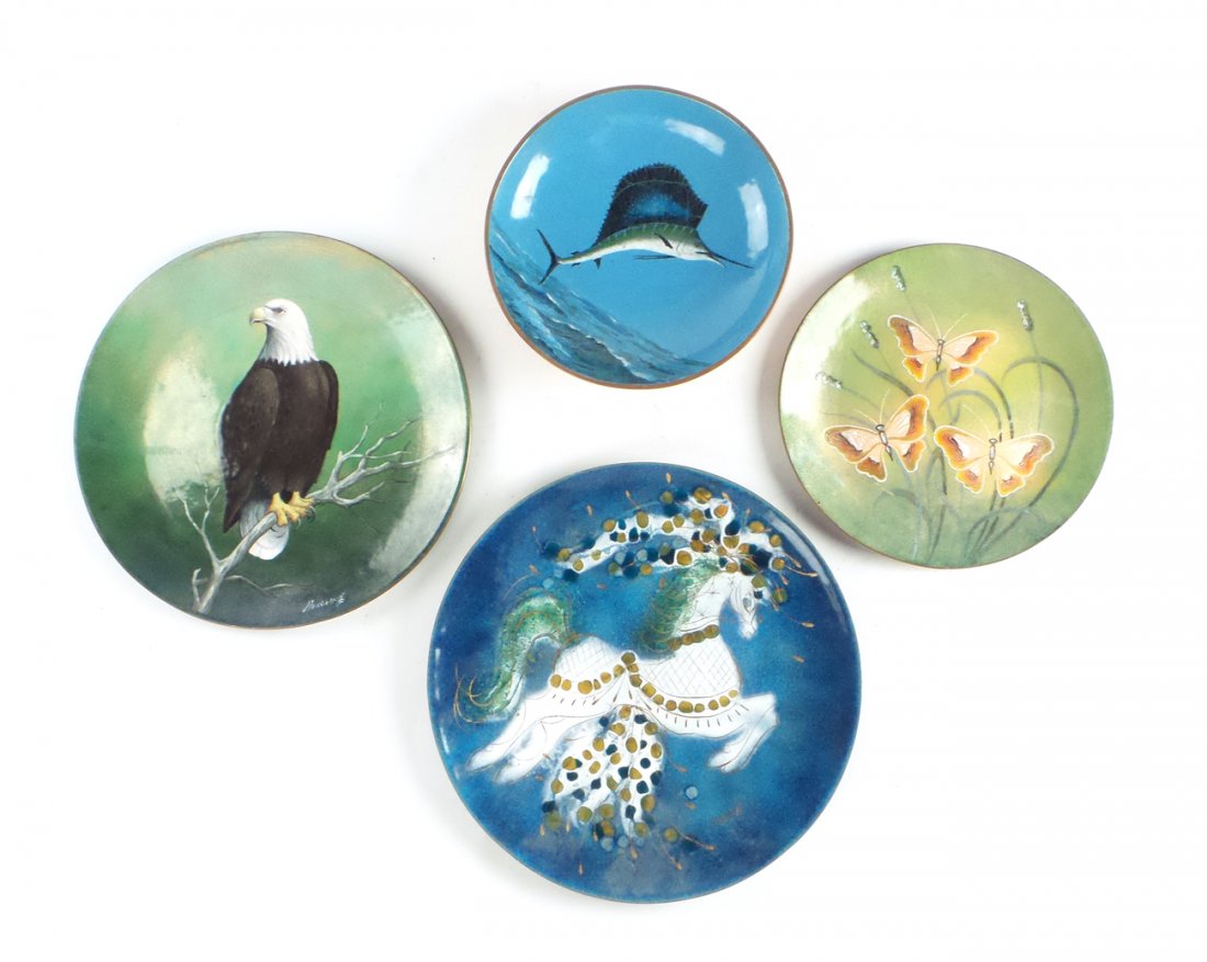 Sasha Brastoff, Four Enamel Trays (1 of 6)