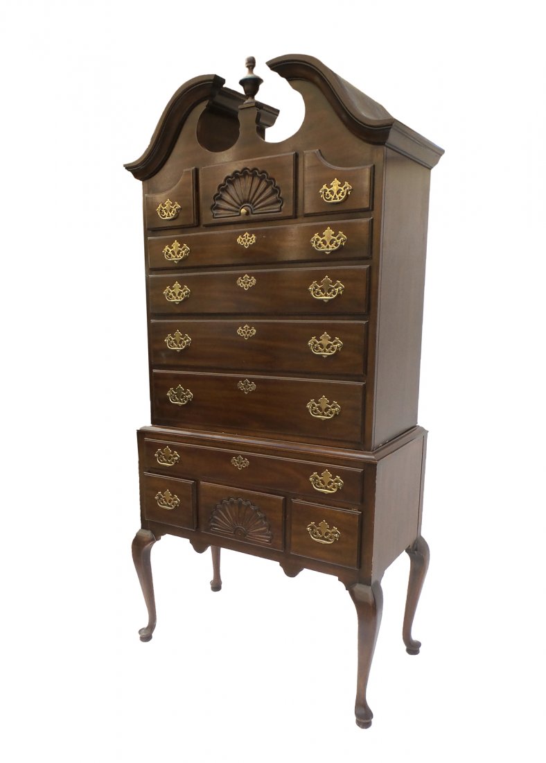 Drexel Queen Anne-Style Highboy (1 of 9)