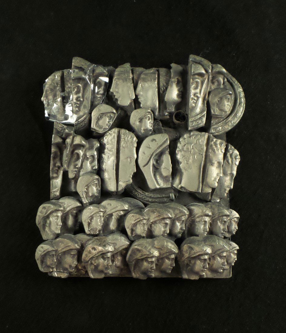 Martha Minujin, Bronze "Faces" Sculpture (1 of 4)