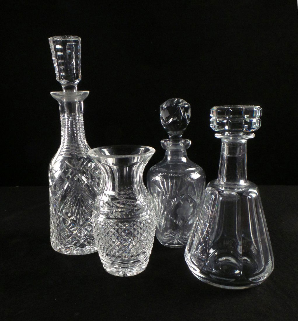 Three Glass Decanters, Vase (1 of 10)