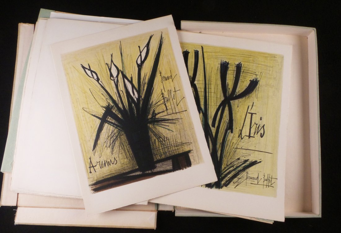 9 Herbier de Bernard Buffet Lithographs (1 of 8)