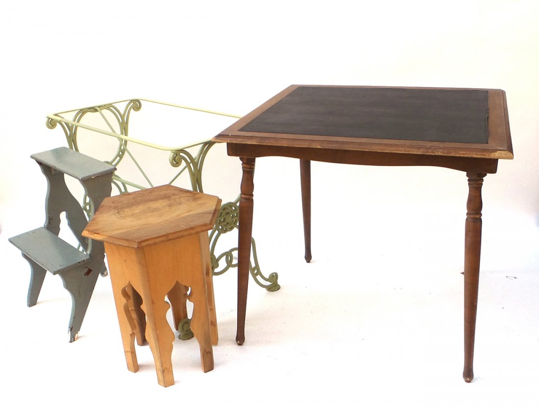 Assorted Articles, Iron Table Base, more (1 of 8)