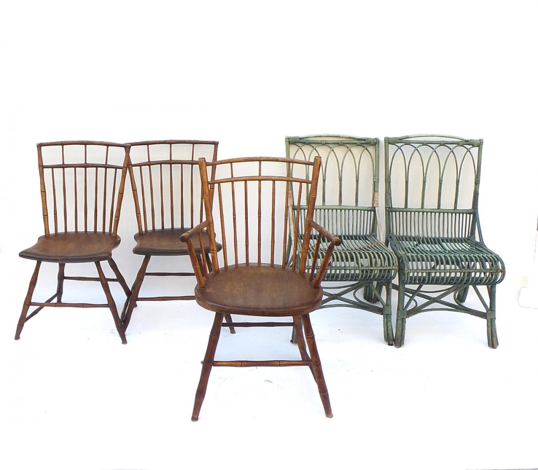 Five 19th-20th Century Chairs (1 of 10)