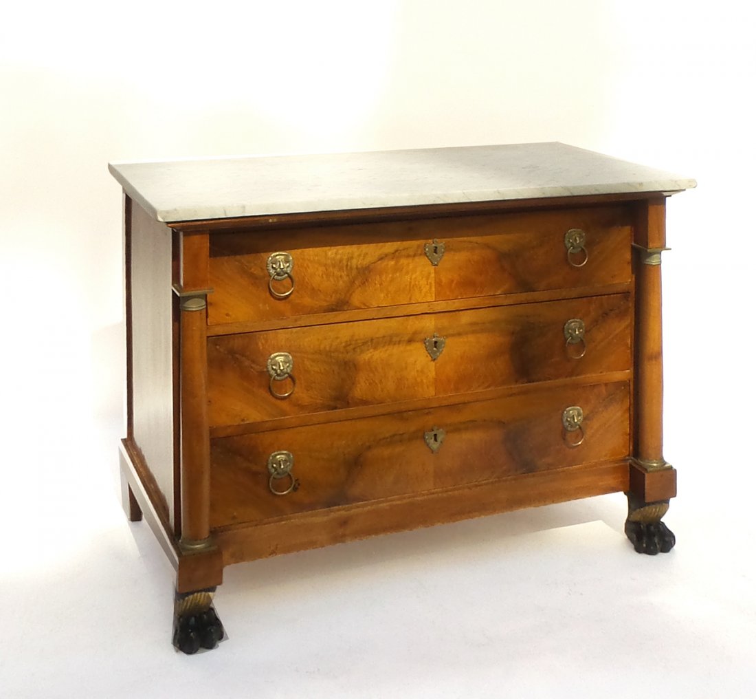Classical Style Marble Top Commode (1 of 8)