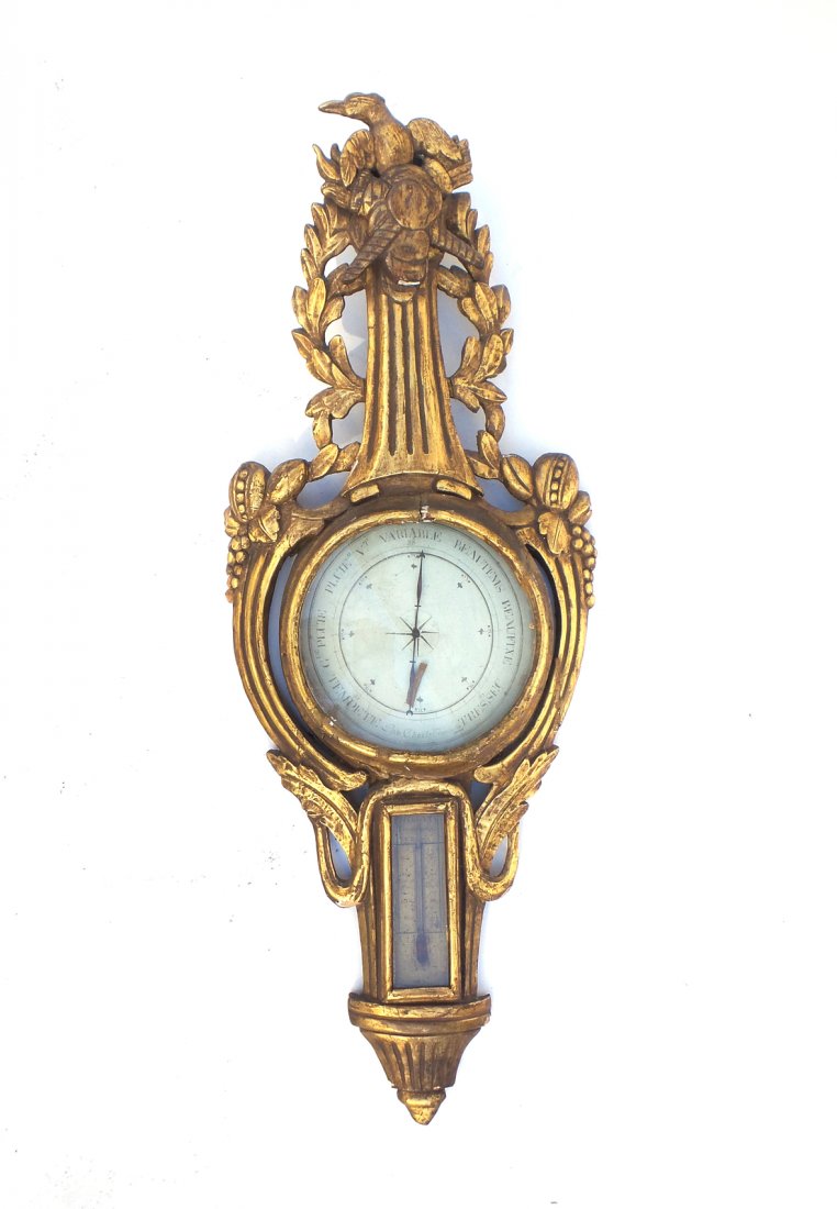 19th Century Gilt Wood Barometer (1 of 6)