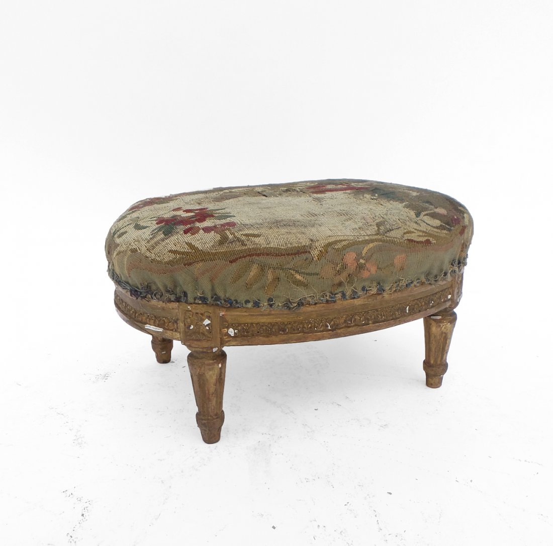 19th Century Oval Stool (1 of 6)