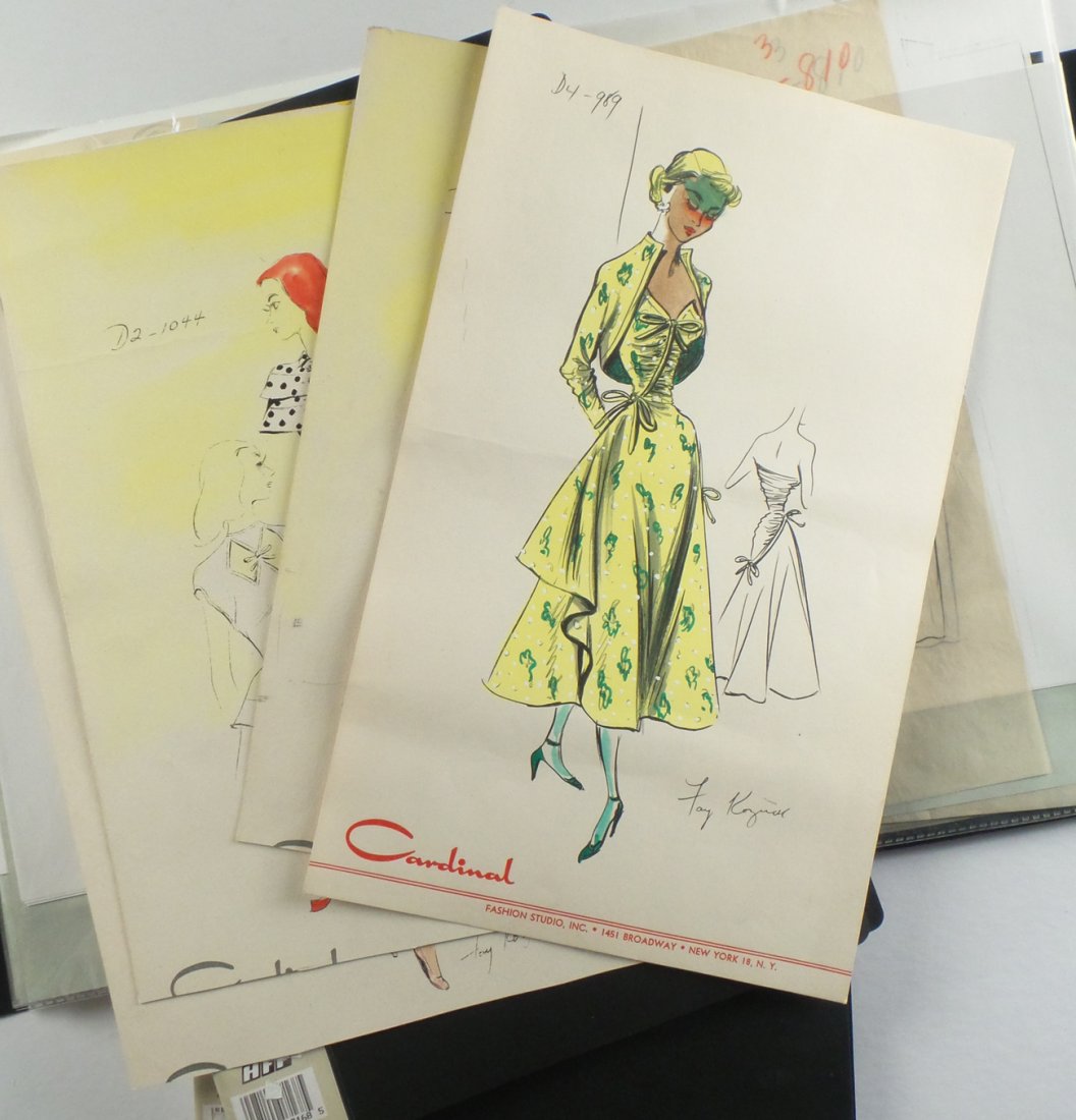 Three Portfolios of 1940's Fashion (1 of 4)