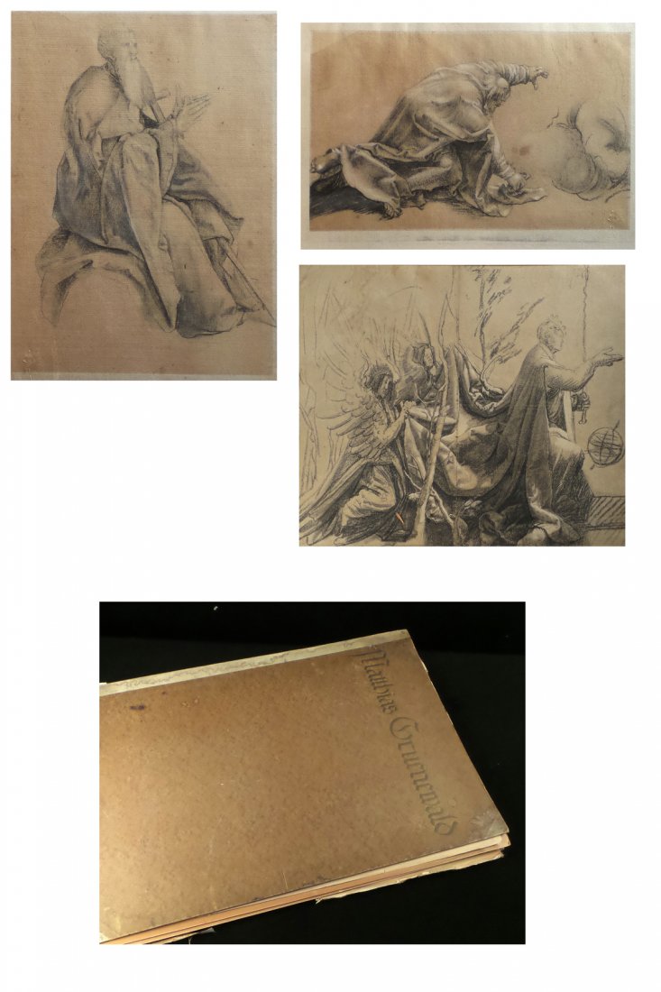 Folio of 13 Matthias Gruenewald Drawings (1 of 10)