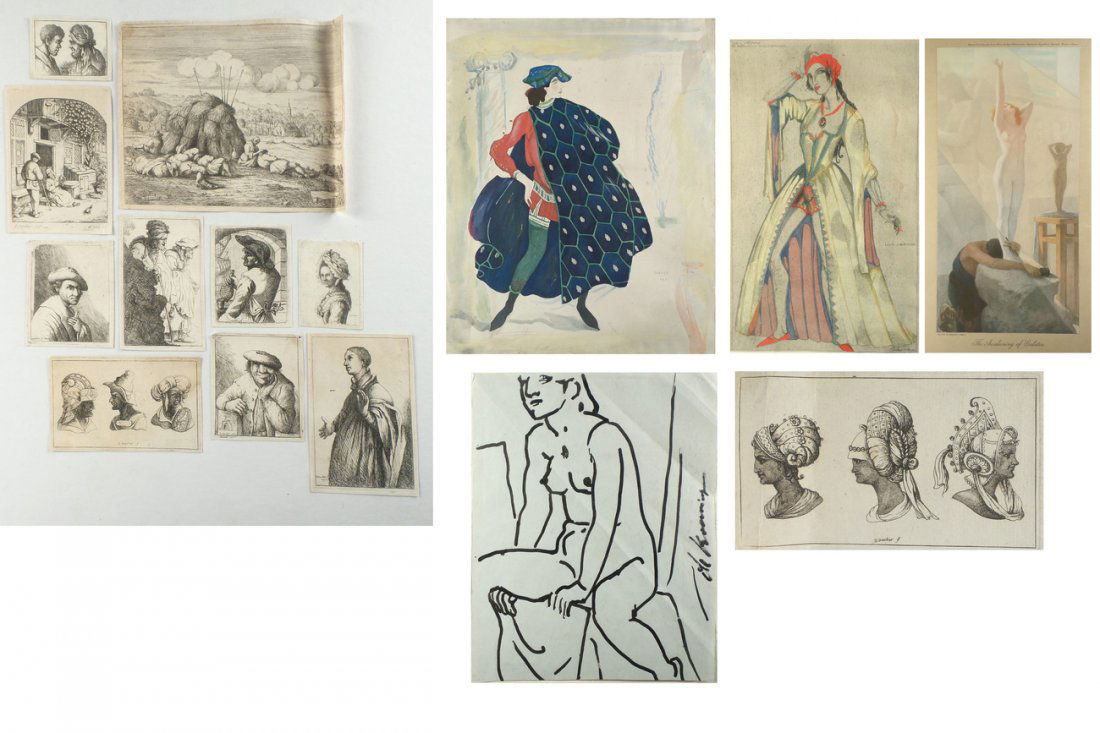Lot of Prints and Drawings (1 of 10)