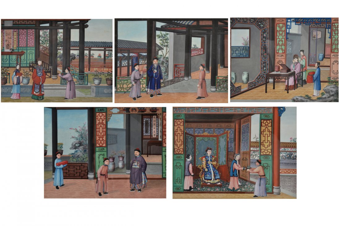 Chinese School, 5 Scenes of Elegant Life (1 of 10)