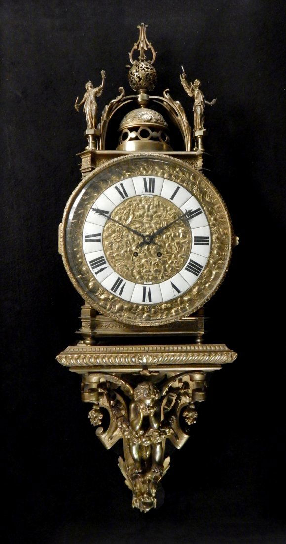 19th C. Tiffany & Co. Bronze Wall Clock (1 of 10)