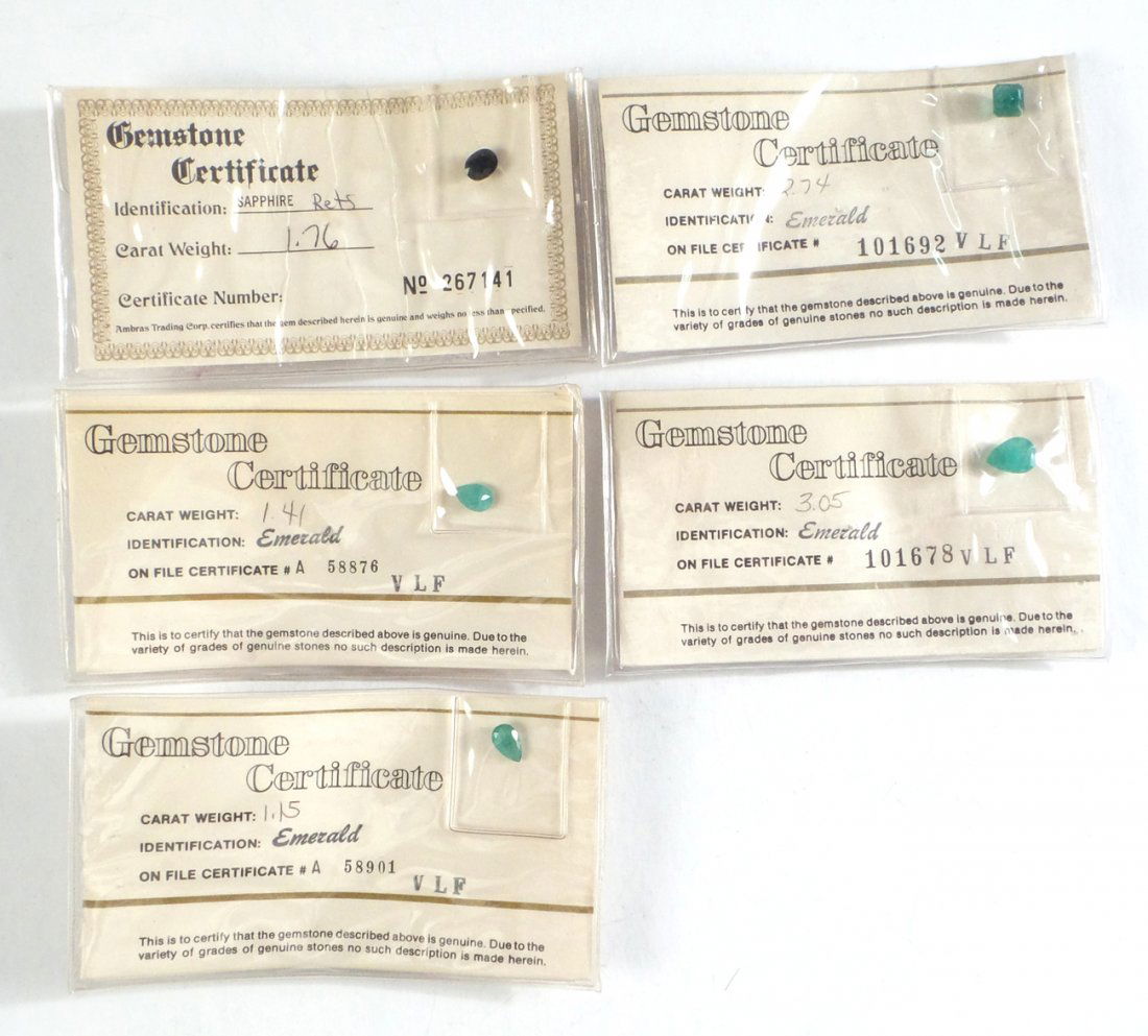 Five Loose Gemstones (1 of 9)