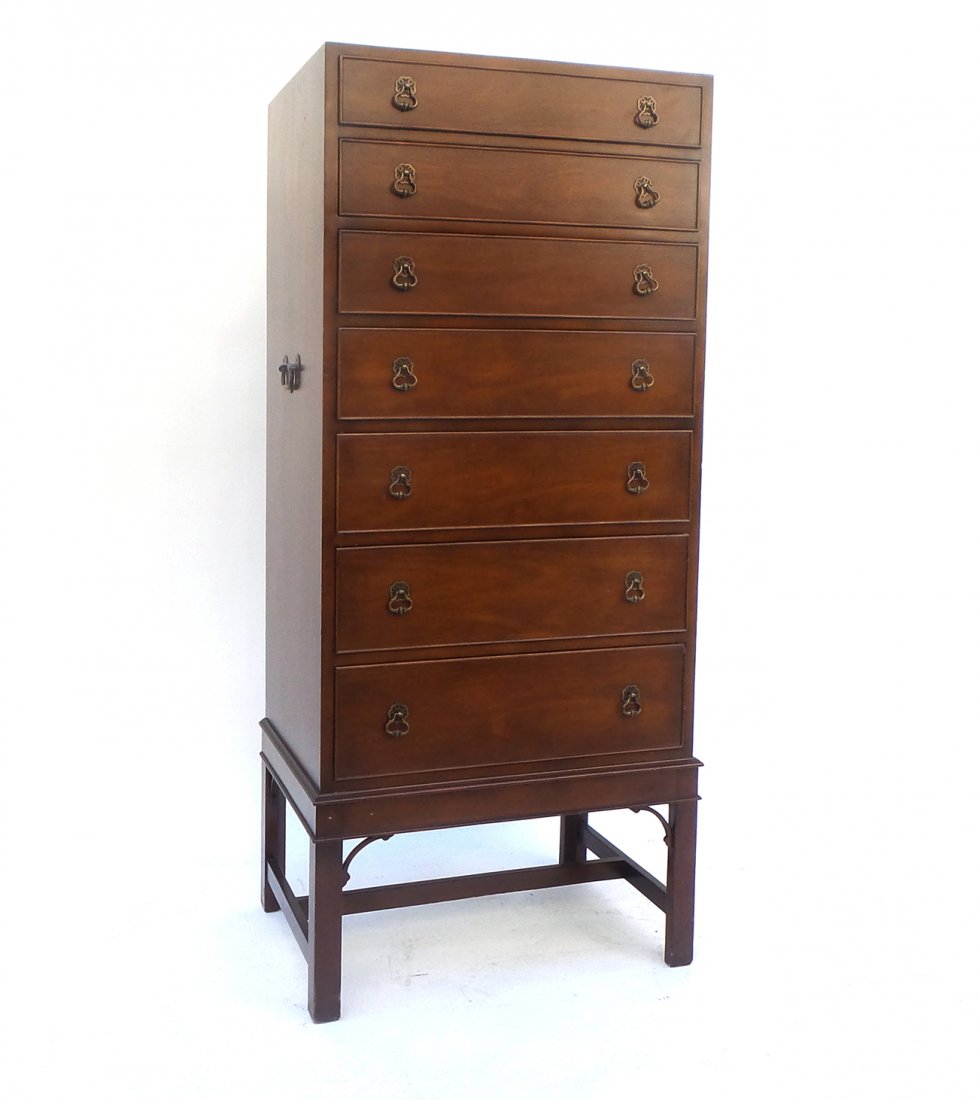 George III-Style Tall Chest of Drawers (1 of 7)