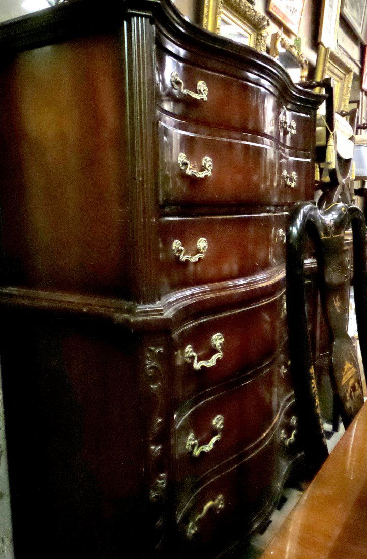 Chippendale-Style Chest-on-Chest (1 of 6)