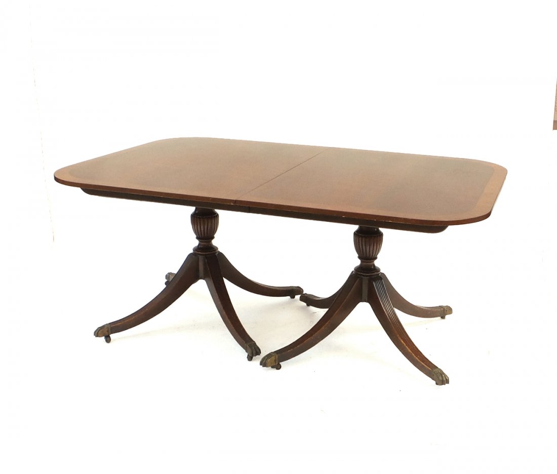 Baker Double Pedestal Dining Table (1 of 8)