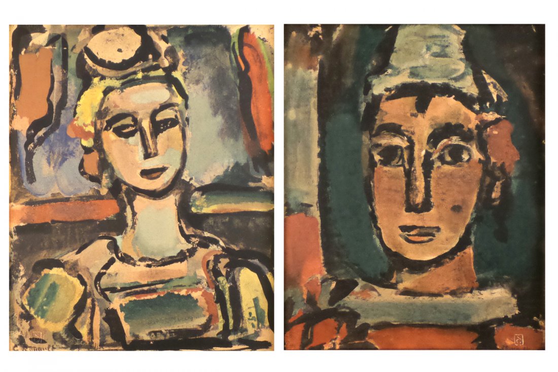 Georges Rouault, Two Portraits (1 of 8)