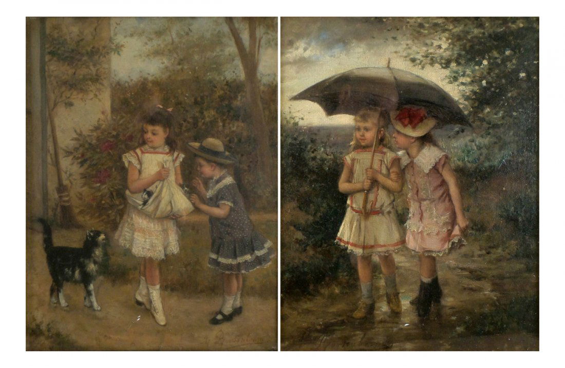 Pair of Albert Roosenboom Oils on Canvas (1 of 6)