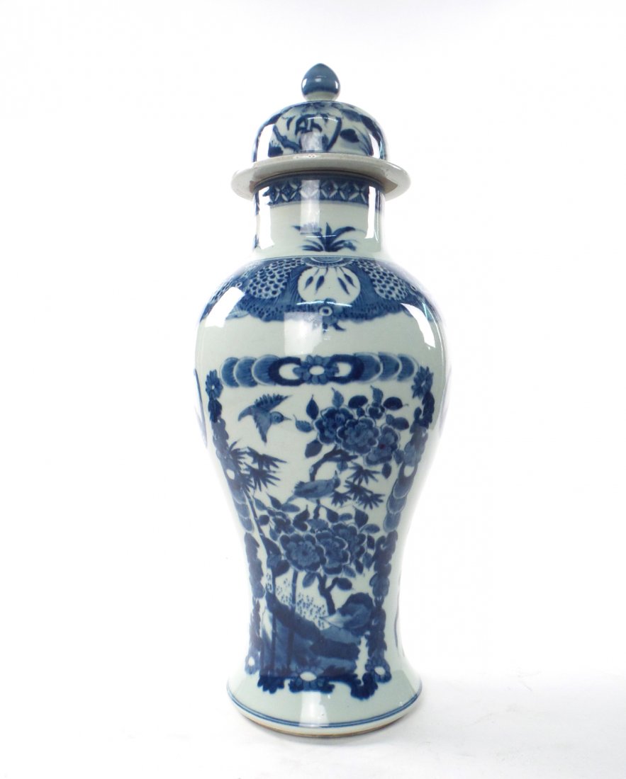 Chinese Blue and White Covered Jar (1 of 4)