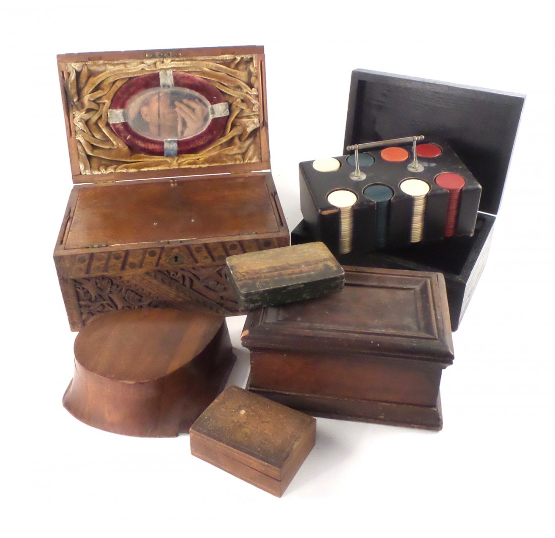 Six Antique and Vintage Boxes (1 of 10)