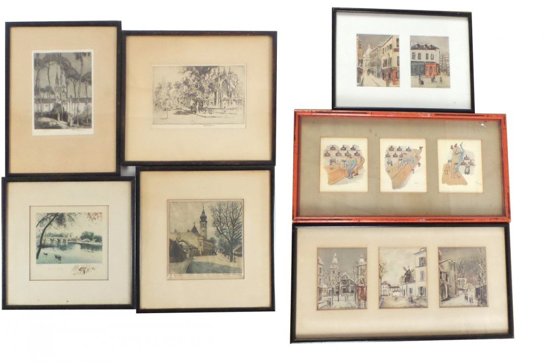 7 Etchings and Prints; Pennel, Turner (1 of 7)