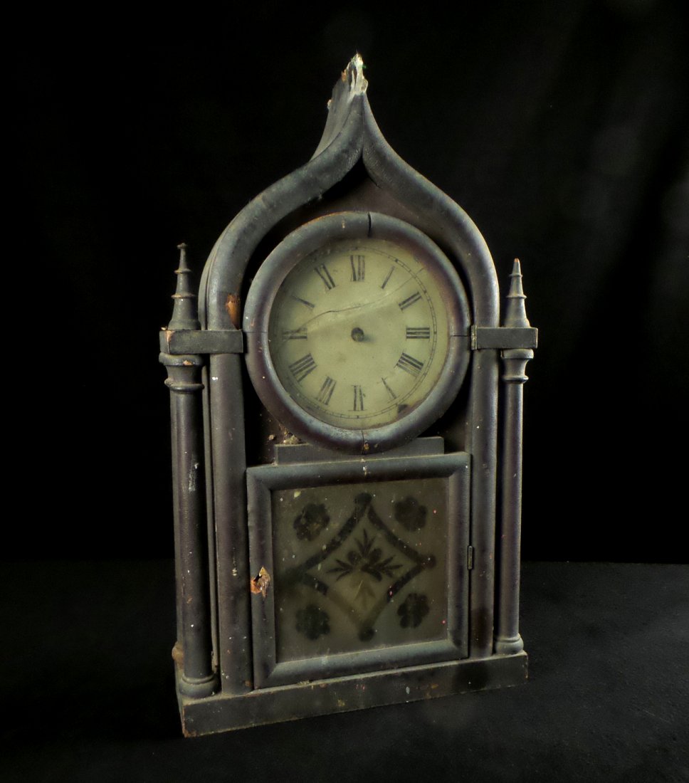 Brewster & Ingrahams, Wood Case Clock (1 of 7)