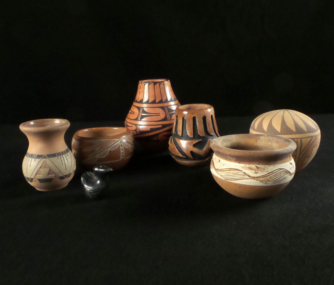 New Mexico Pueblo Pottery Vessels (1 of 8)