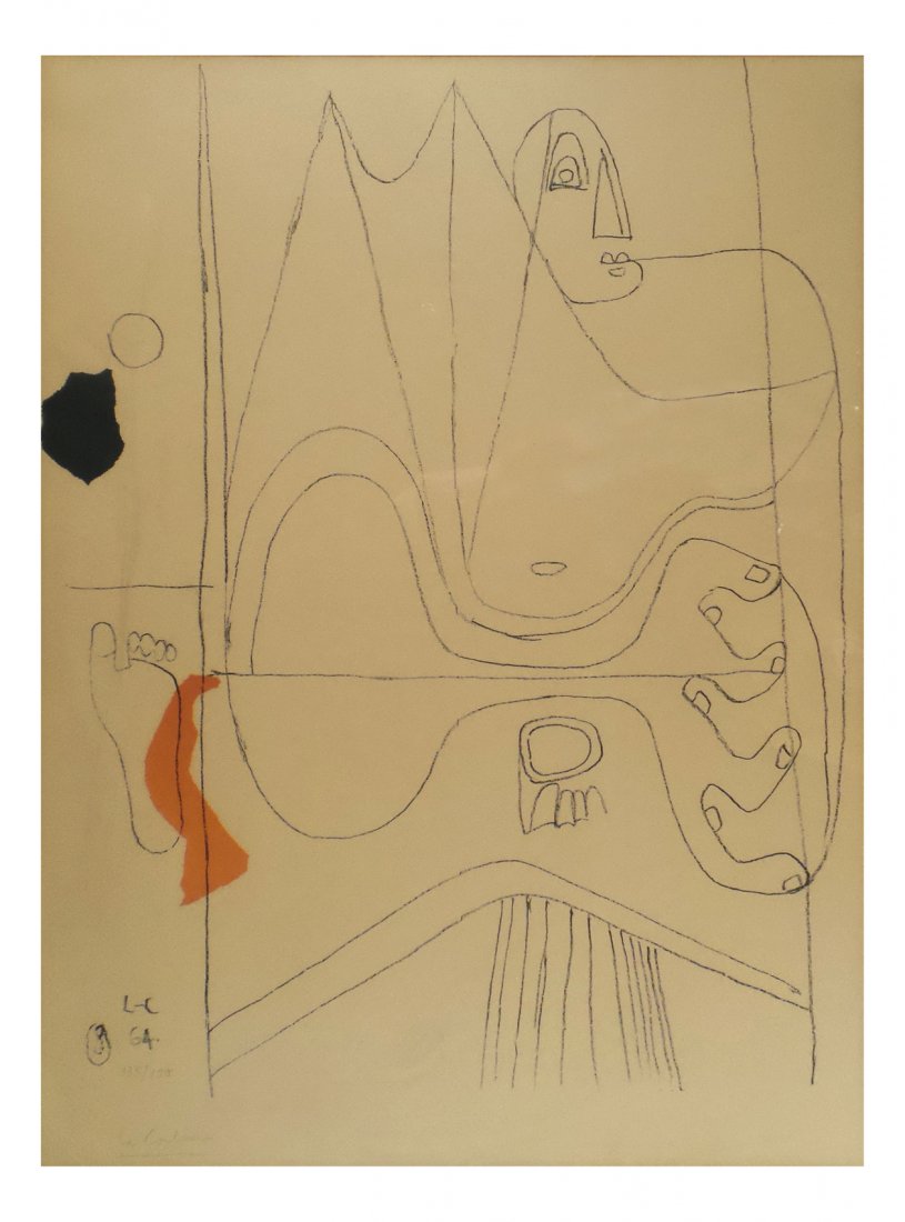 Le Courbusier, Abstract Lithograph (1 of 4)
